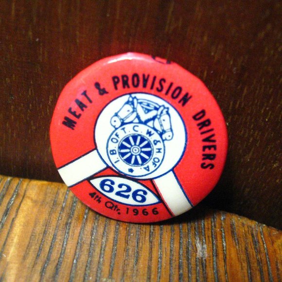 I.B. OF T.C.W. & H OF A Teamsters Union 1966 Lapel Pin - Picture 1 of 4